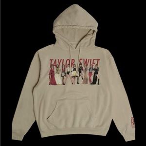 Rare Taylor Swift Red (Taylor’s Version) Eras Beige Hoodie